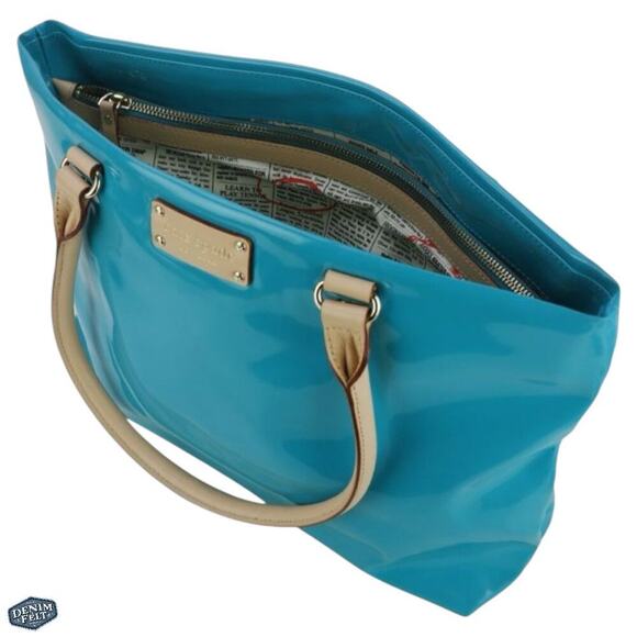 KATE SPADE Brightpeace (Turquoise Blue) RUDY HENRY STREET SHOULDER BAG/Purse NEW - Picture 3 of 16
